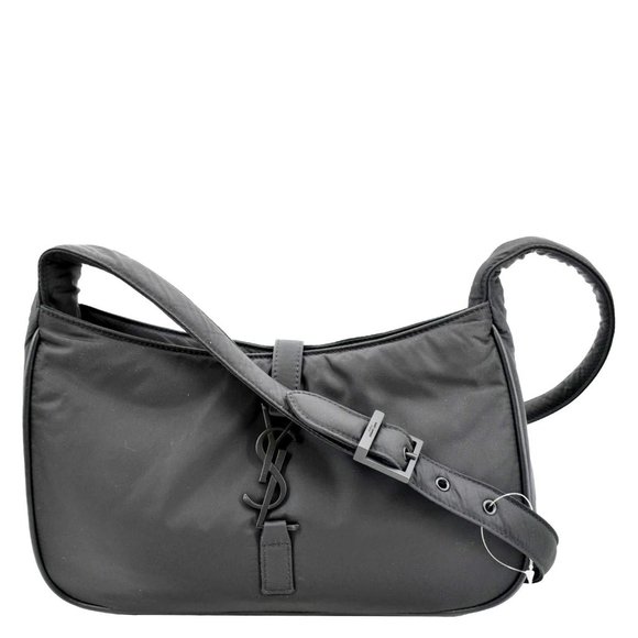 YVES SAINT LAURENT  Le 5 A 7 Re-Nylon Crossbody Bag Black - Picture 1 of 13